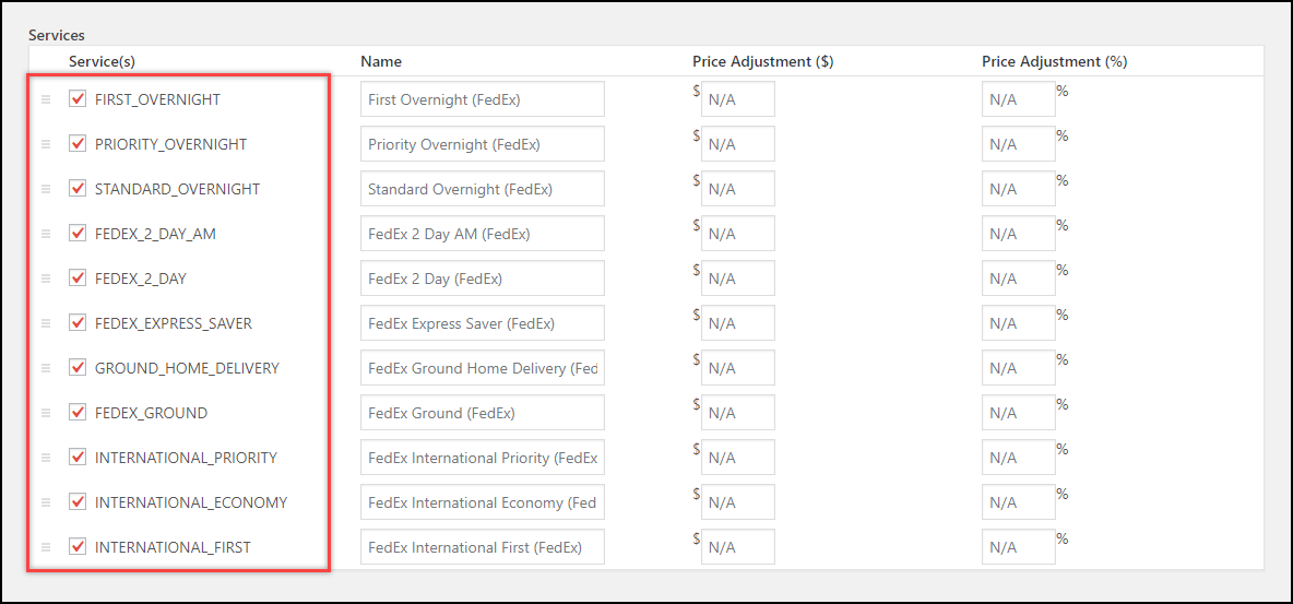 WooCommerce FedEx Shipping Method Extension with EasyPost | FedEx Services