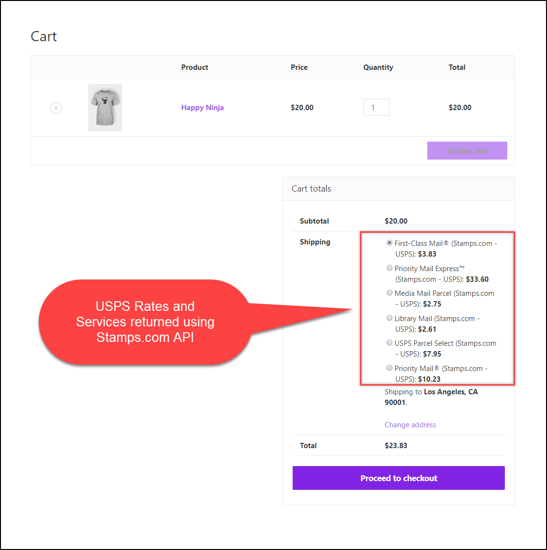 WooCommerce USPS Shipping Method Extension with Stamps.com | USPS Services at the Cart