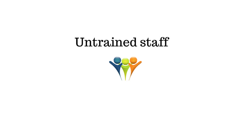 untrained staff || live chat support