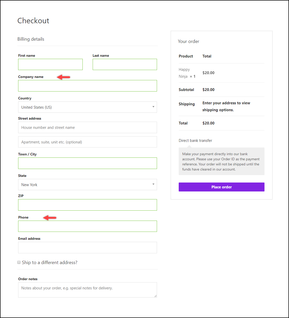 Remove the (optional) Text from WooCommerce Checkout Fields | The "Optional" text removed
