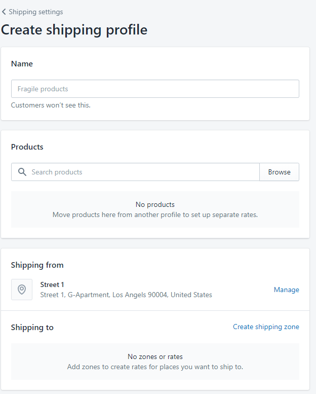 Shopify Shipping Profile || USPS Tracking