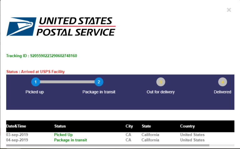 ups usps package tracking