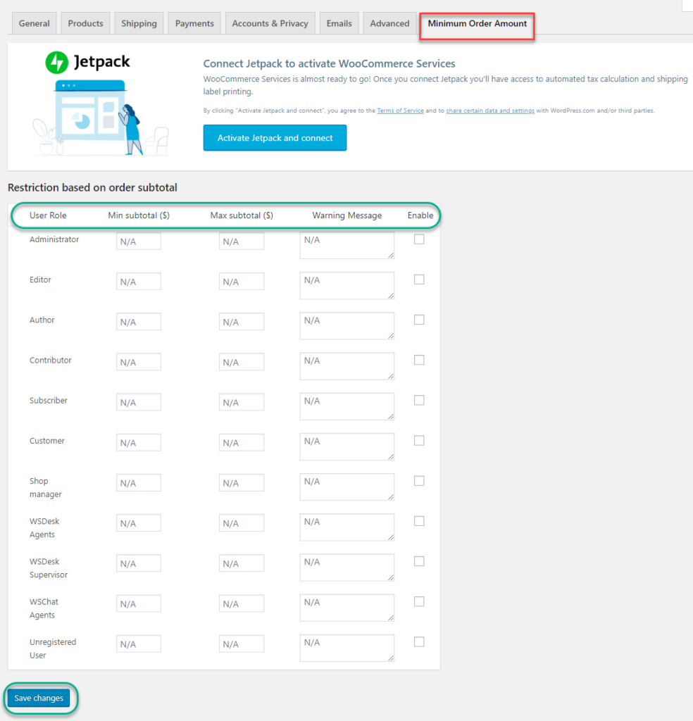 Minimum Order Amount Settings || Set up a wooCommerce wholesale store