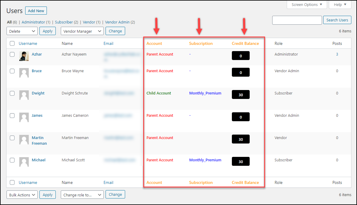 WSDesk Pay For Support | Credit Details in WordPress Users dashboard WSDesk Pay For Support | Credit Details in WordPress Users dashboard
