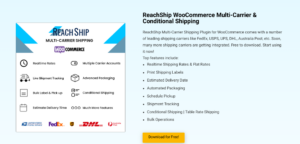 ReachShip WooCommerce Multi-Carrier & Conditional Shipping Plugin
