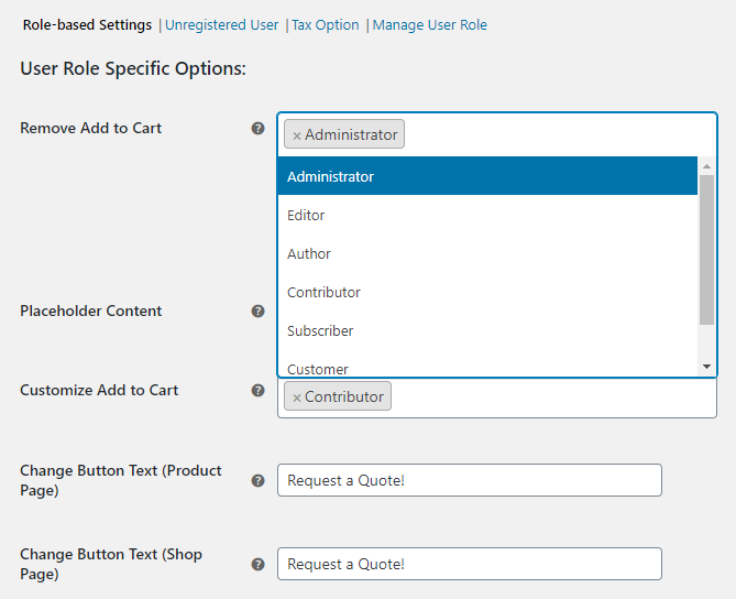 Comparing WooCommerce Catalog Mode Plugin | ELEX WooCommece Catalog Mode Filter Users