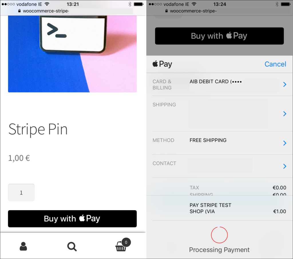 Woocommerce apple pay настройка