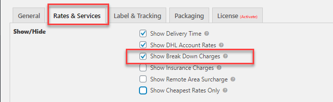 shipping and handling