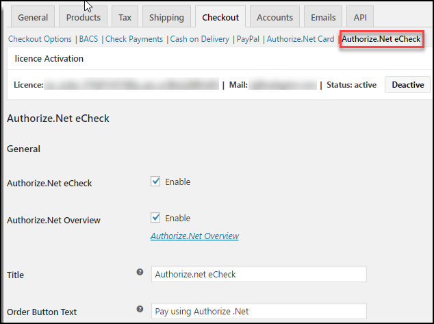 The Best WooCommerce Authorize.Net Plugin | general_settings_echeck