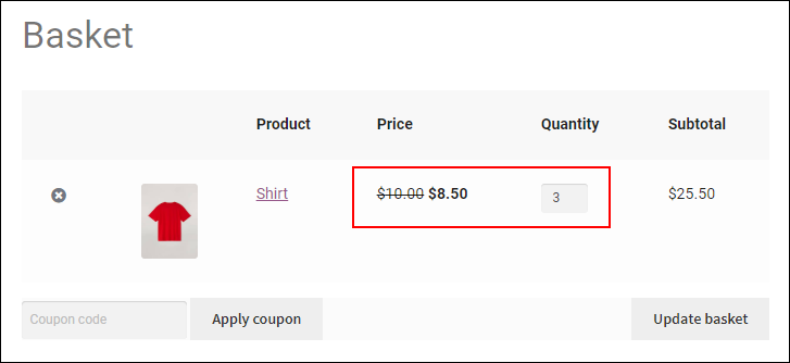 The Best Free WooCommerce Dynamic Pricing Plugin | Product Rule Cart Page