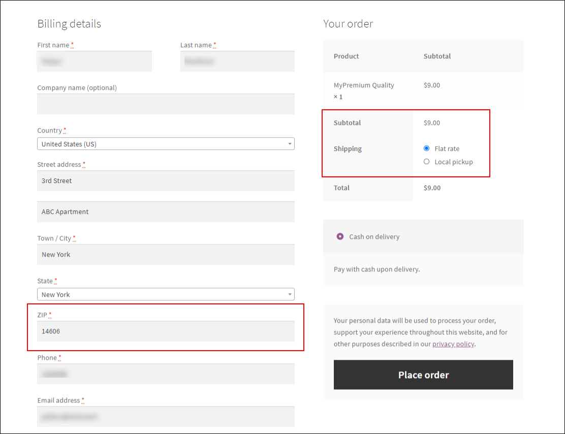 ELEX Hide WooCommerce Shipping Methods | Advanced Rule in Checkout Page