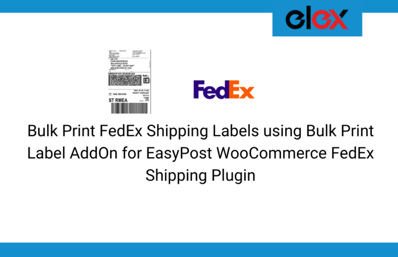 WooCommerce FedEx shipping labels
