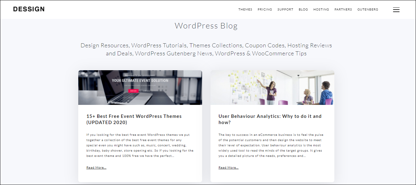 Top Sites to Read About WordPress, WooCommerce Blogs & Articles | Dessign.net