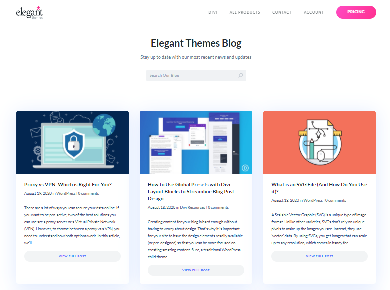 Top Sites to Read About WordPress, WooCommerce Blogs & Articles | Elegant Themes