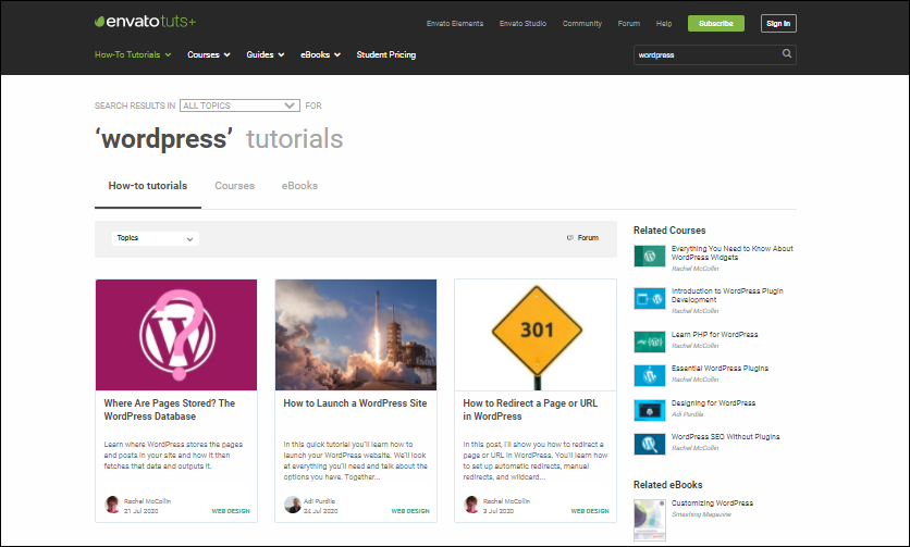 Top Sites to Read About WordPress, WooCommerce Blogs & Articles | envato tutsplus