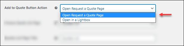 enable Request a Quote