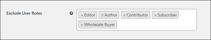 ELEX WooCommerce Request a Quote Plugin | Exclude user roles