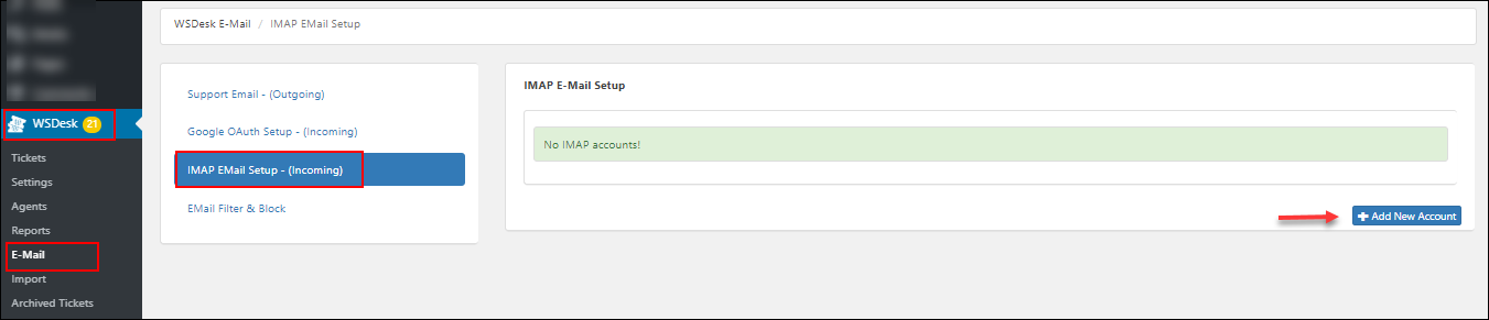 How to Configure Multiple IMAP Accounts for WordPress Helpdesk Plugin? | IMAP Email Setup