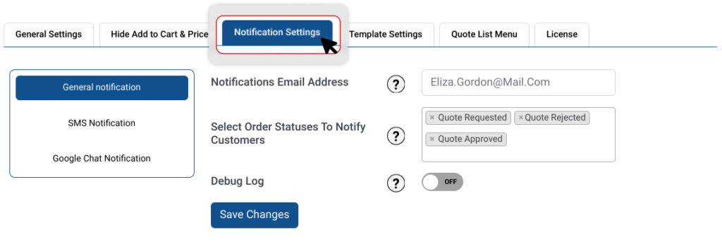 Notify the Order Status to the Customers