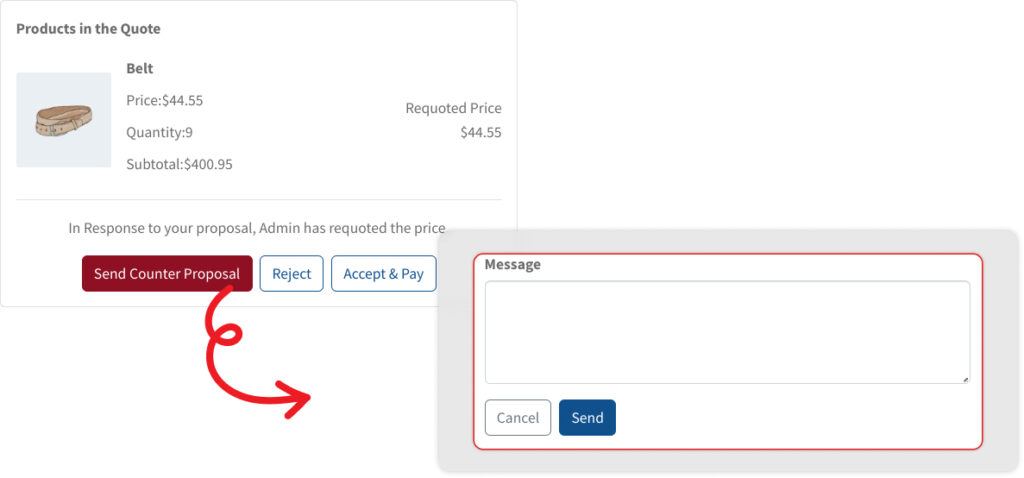 Allow Customers to send Counter Proposals