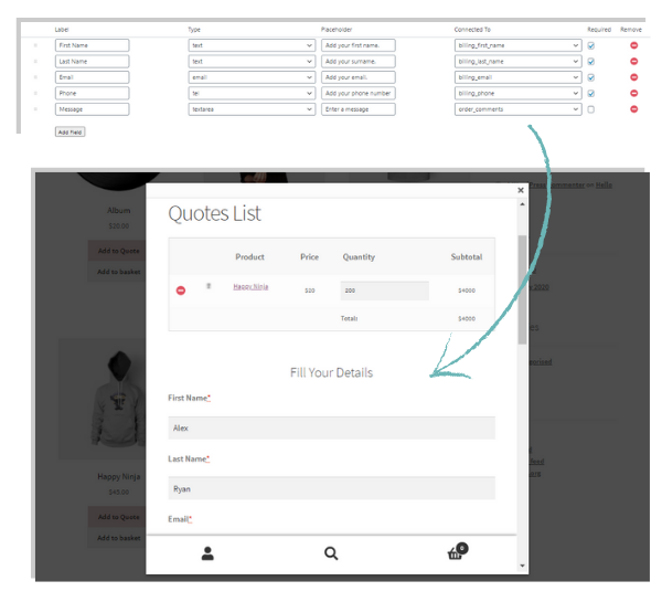 Set Up Custom Form for the Customers to Place the Order | Set Up Custom Form for the Customers to Place the Order