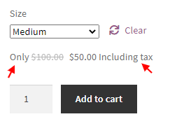  ELEX WooCommerce Product Price Custom Text (Before & After Text) and Discount Plugin | chosen medium