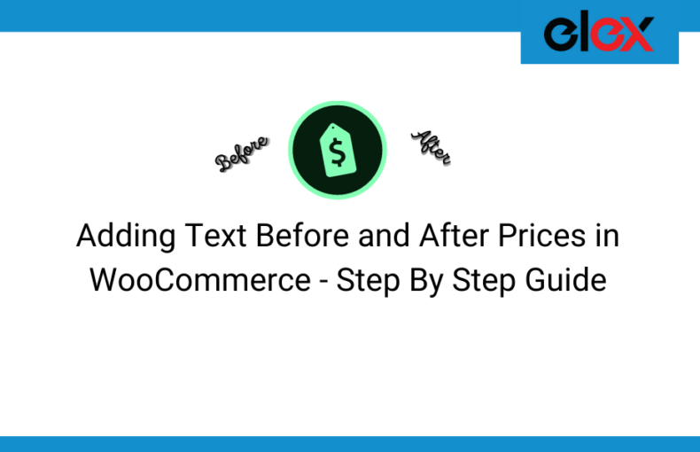 step by step guide for adding text before and after prices