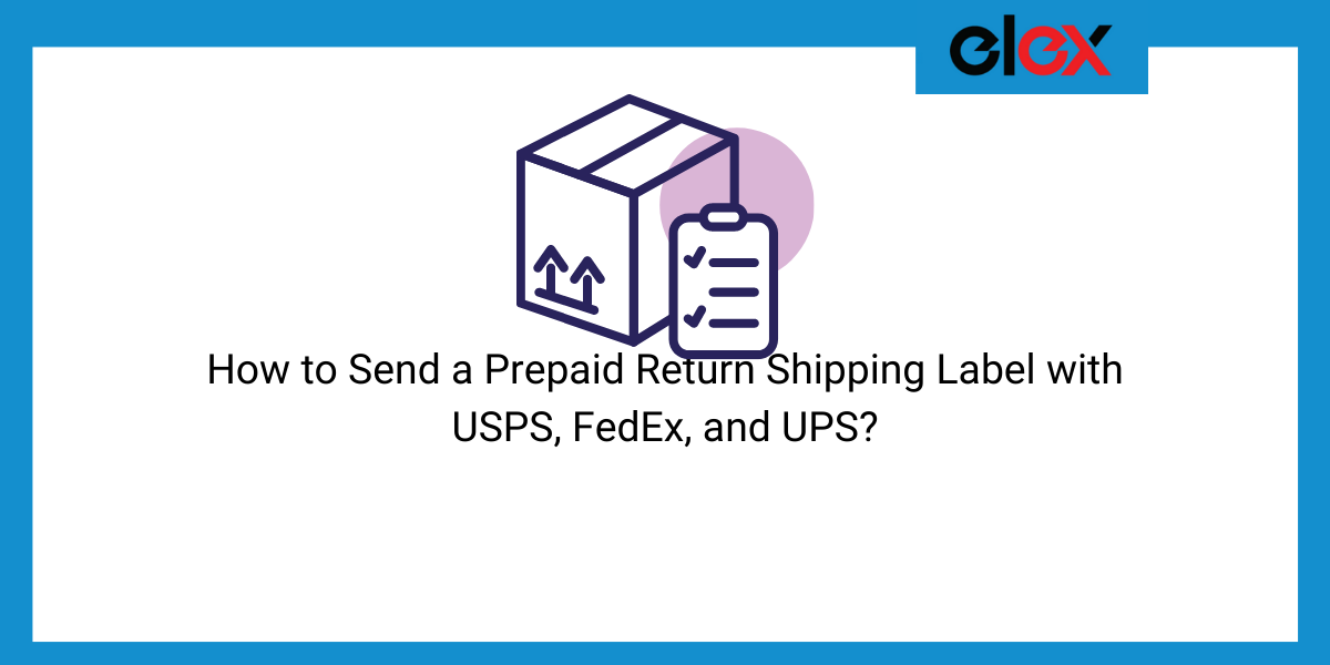 prepaid return shipping label