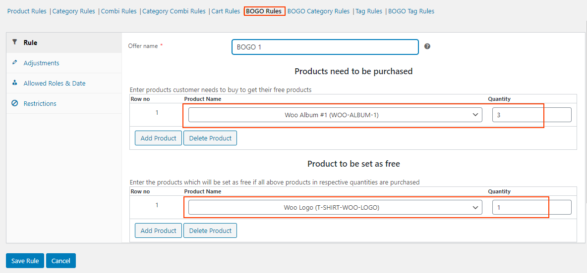 How to easily set up WooCommerce tiered pricing? | BOGO Tier 1
