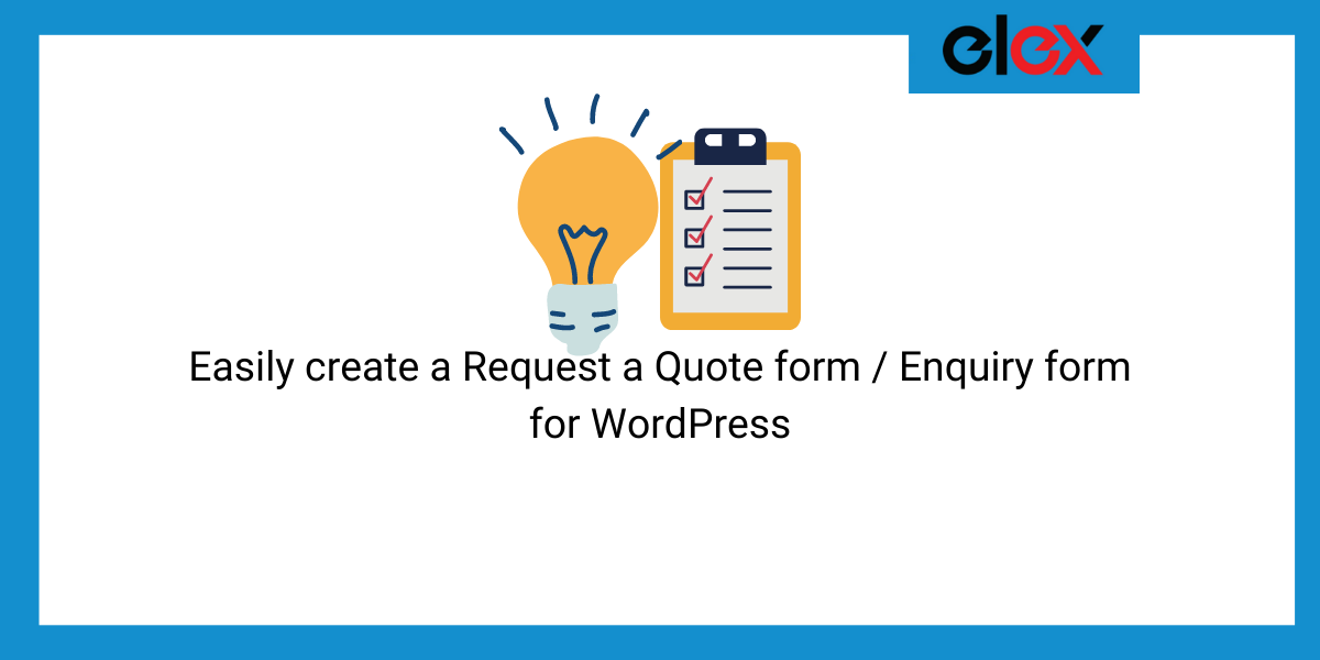 create a Request a Quote form/Enquiry form