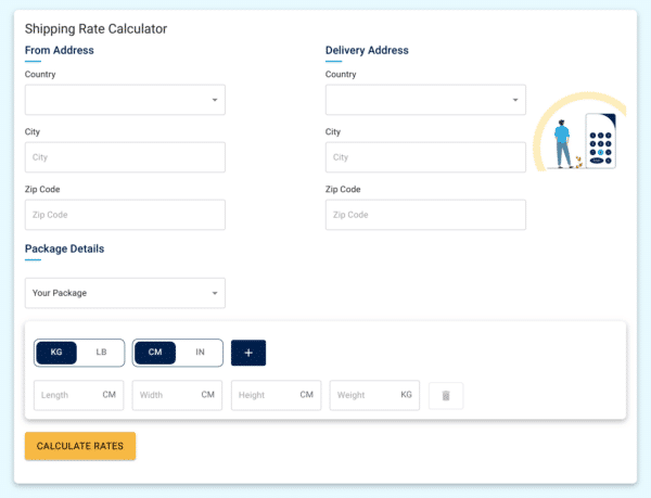 ReachShip Shipping calculator