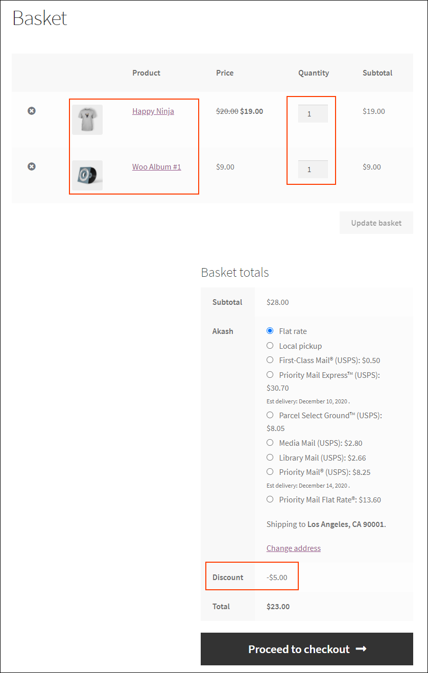 How to Easily Set Up WooCommerce Tiered Pricing? | cart page of tier one combi discount
