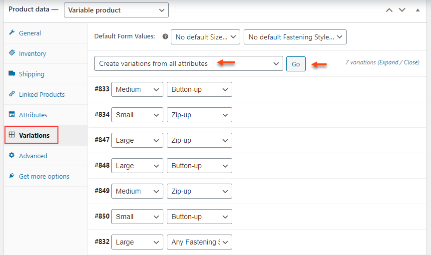 Set Up Multiple Prices Per Product on WooCommerce | create-variations-automatically