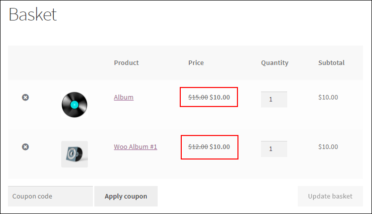 Advanced Dynamic Pricing for WooCommerce | Category rules example on Cart page