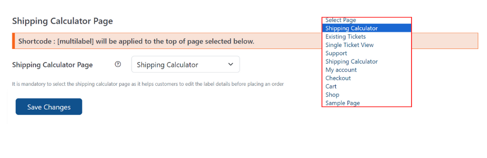 ELEX WooCommerce Shipping Calculator | Provide a Dedicated Page for Shipping Calculator