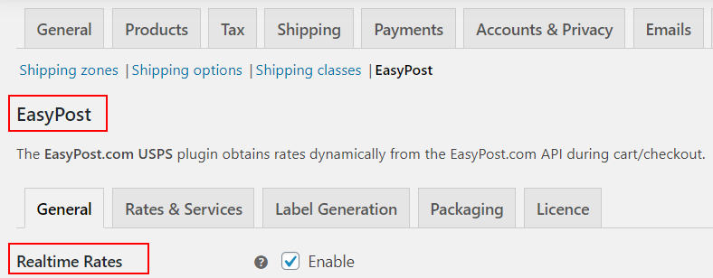 How to remove WooCommerce Shipping rates and display Elex (EasyPost, AustraliaPost, USPS, DHL, UPS) shipping live rates | enabling realtime rates