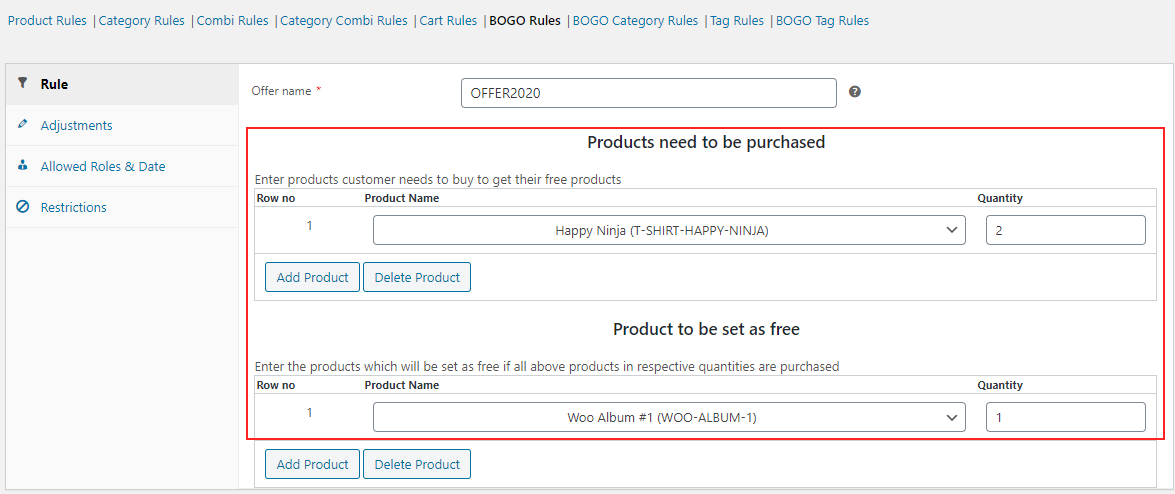 A Guide on Setting Up WooCommerce Conditional Pricing | BOGO-Rule (1)