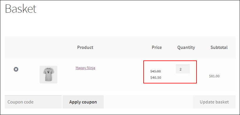 Best WooCommerce Quantity Based Pricing Plugin | Product rule example with the free plugin