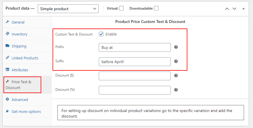 How to Set Up WooCommerce Custom Price Labels? | Adding prefix and suffix for individual product