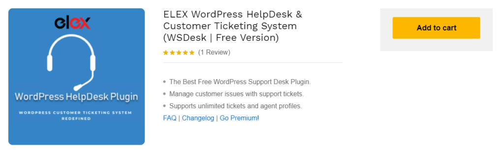 Best Free Open Source Help Desk & Support Ticketing System | ELEX WordPress HelpDesk & Customer Ticketing System