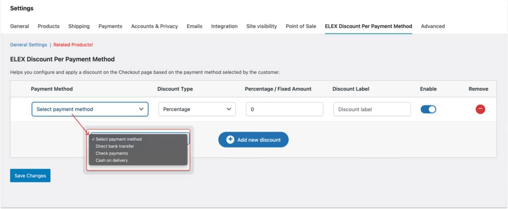 Apply Discount Based on Active Payment Methods