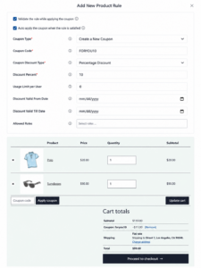 Coupon-Based Dynamic Discounts