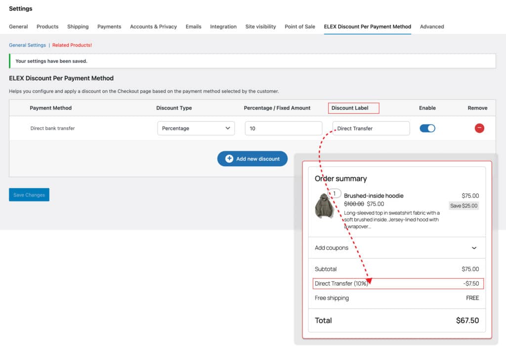 Customize the Discount Label on the Checkout Page