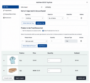 Tag-Based BOGO Discounts