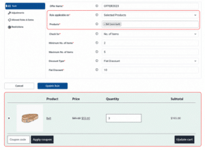 Product-Based Discount Rules