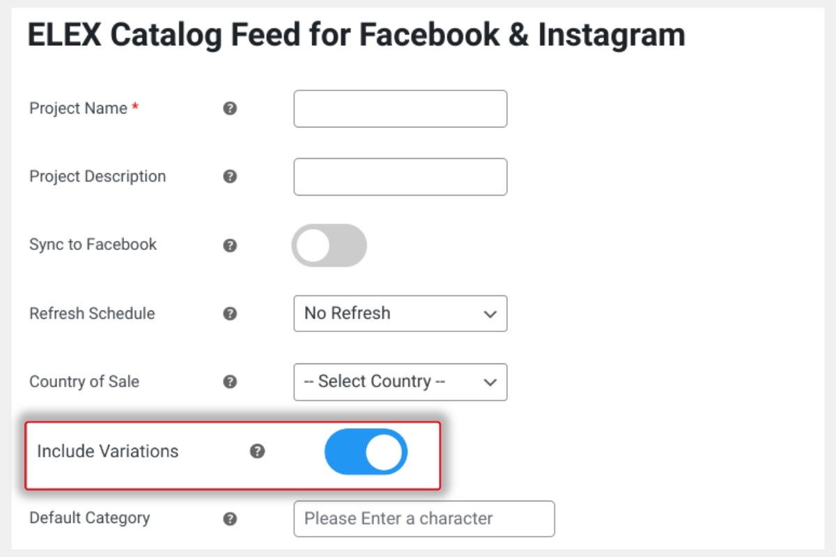 ELEX Product Catalog Feed for Facebook & Instagram
