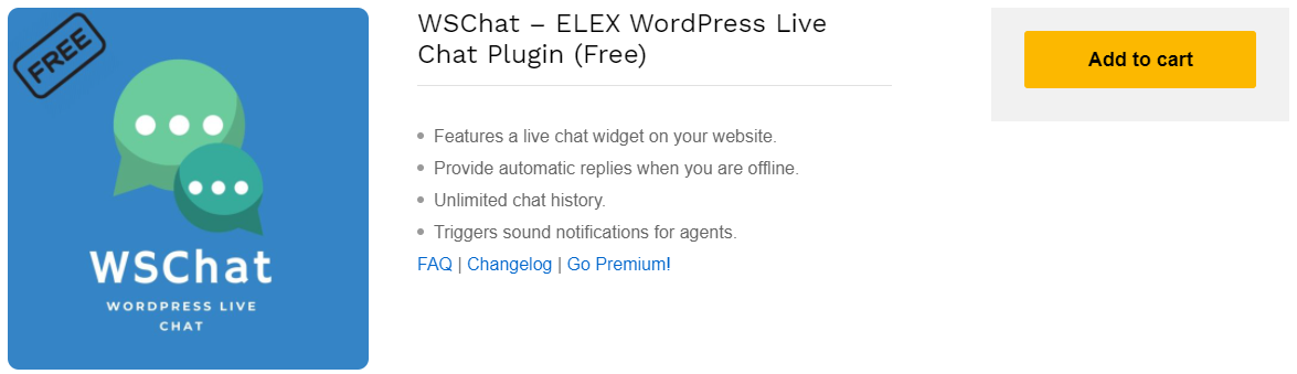 Free chat web plugin