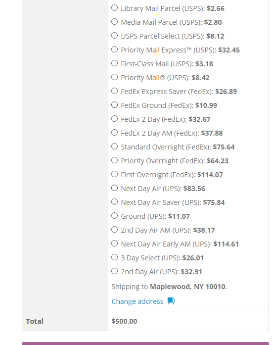 WooCommerce Shipping Calculator on the Checkout Page | shipping calculator