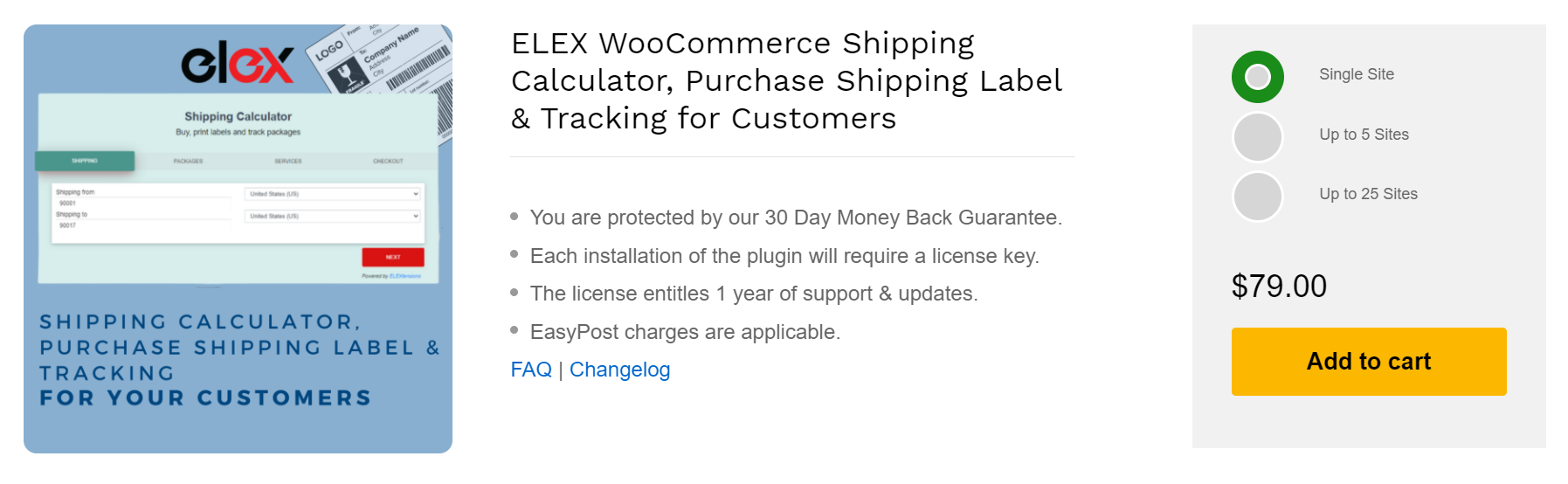 add a Shipping Calculator on WooCommerce checkout page