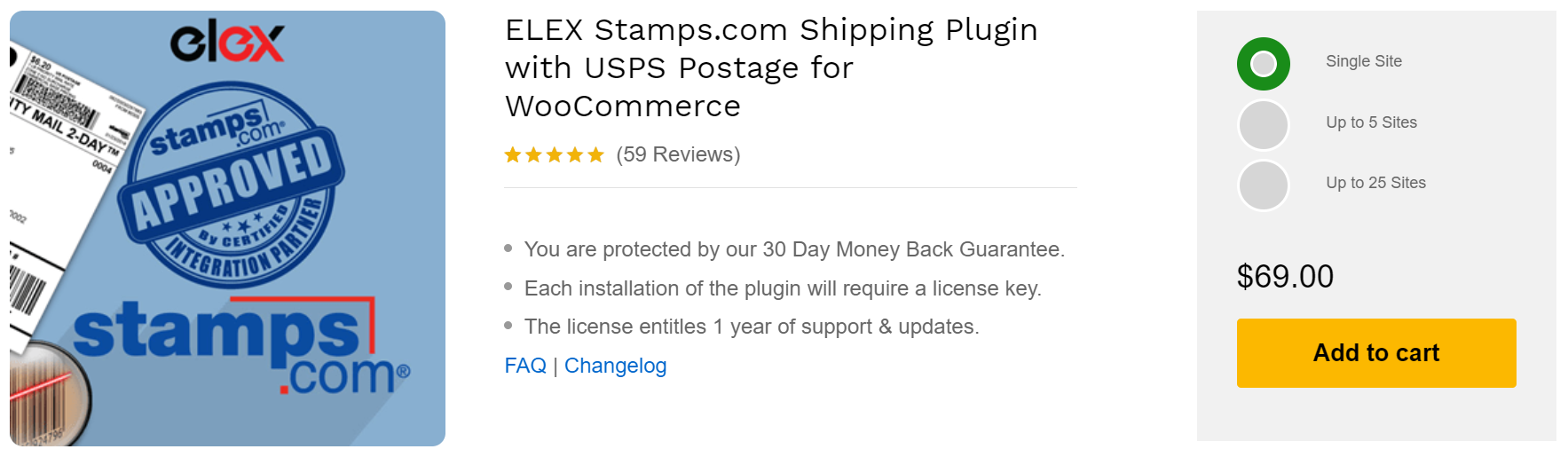 add a Shipping Calculator on WooCommerce checkout page | stamps